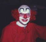 Richard dressed as a clown